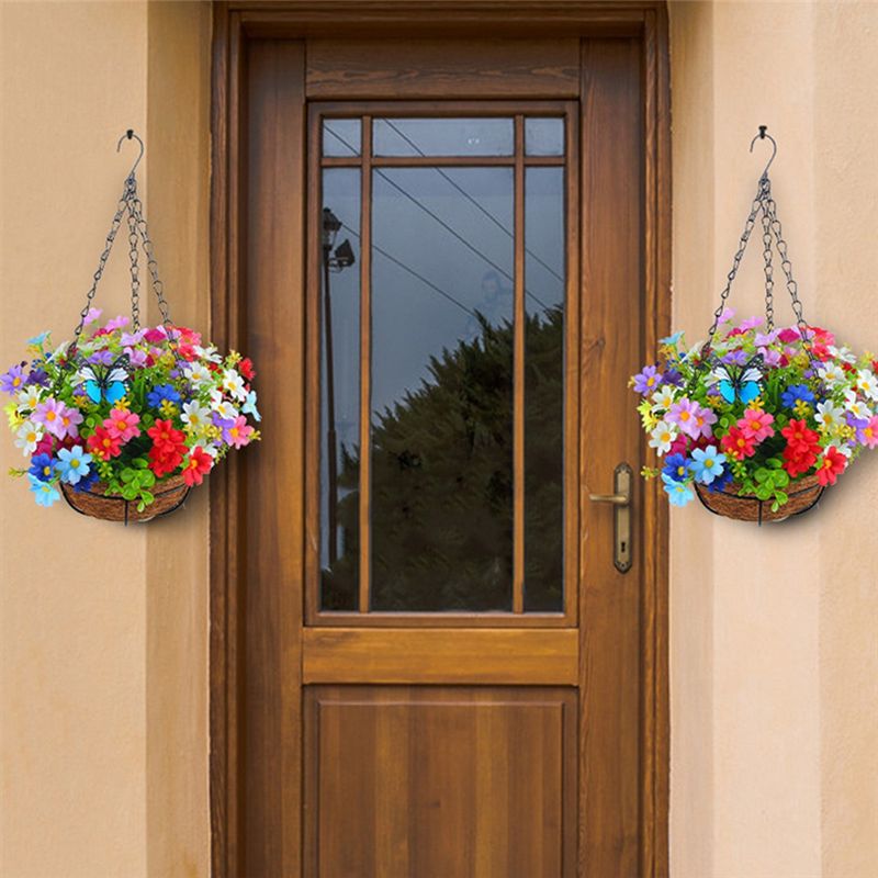 Gardening Tools Basket - MALL Artificial Hanging Flowers in Basket