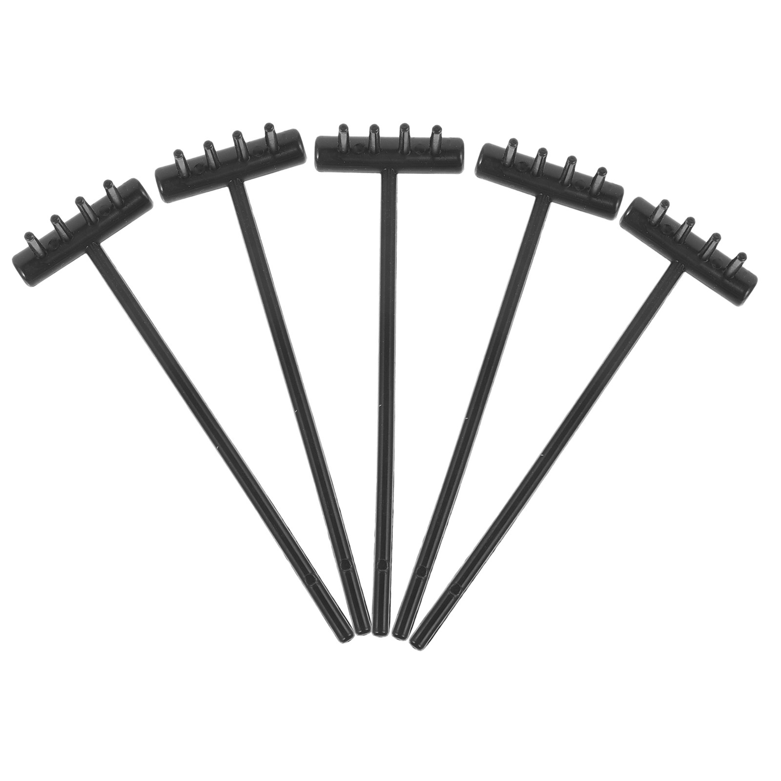Gardening Tool Diy - 5Pcs Mini Sandbox Rakes Set Plastic