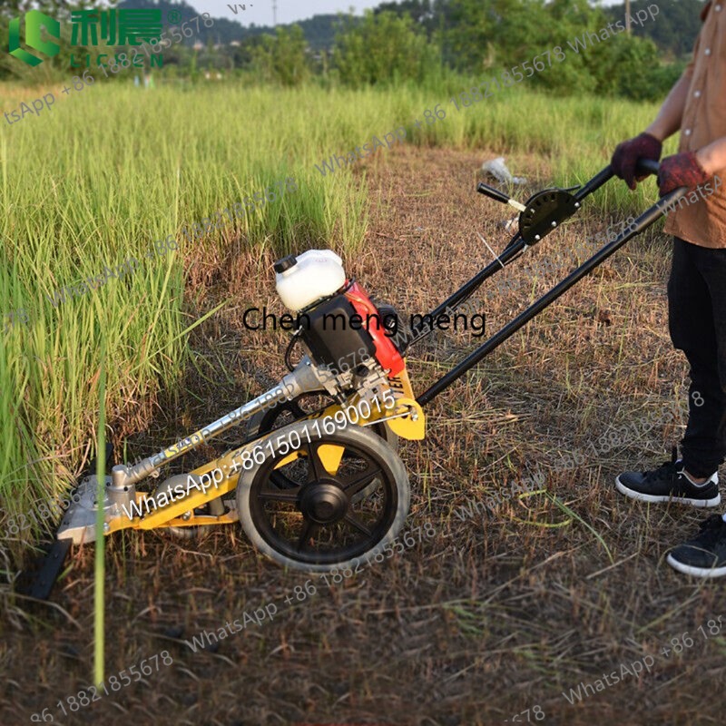Gardening Tools Hand - Hand-Pushed Lawn Mower Multifunctional Four Stroke