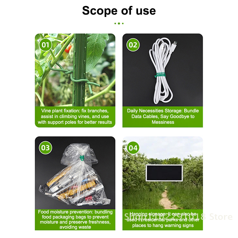 Garden Wire Twist Tie - Reusable Garden Plant Twist Tie Twisting