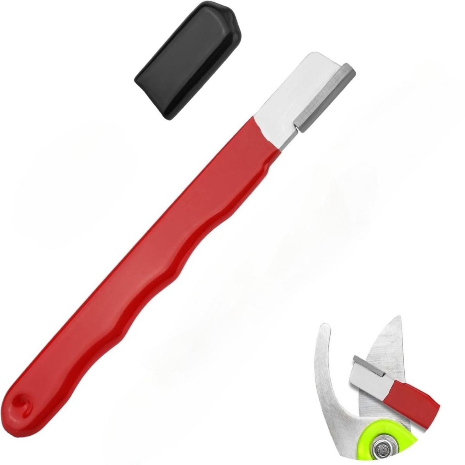 Gardening Tools Knife - Pocket Blade Sharpener, Premium Wolfram Steel