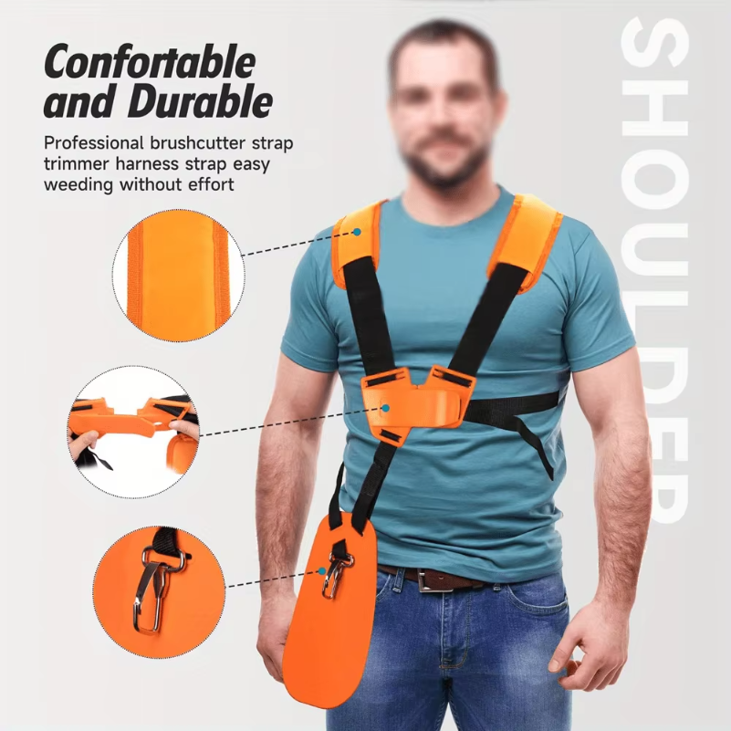 Gardening Tools Basic - Double Shoulder Strap Lawn Mower Harness