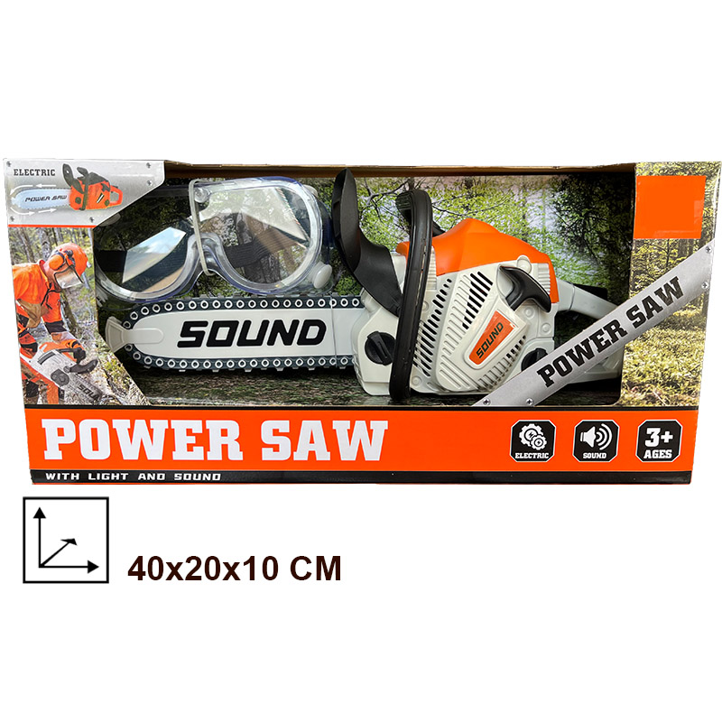 Toy Chainsaw with Goggles Chil - مراجعة Gardening Tools Kids وسعره