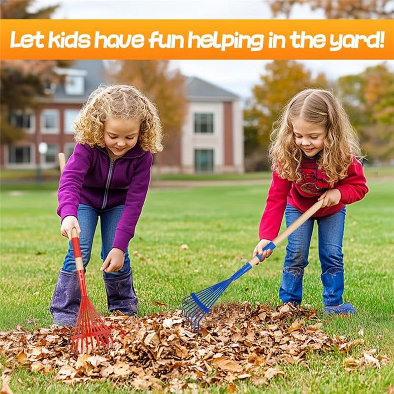 ABWZ-Children's Rake With Hard - مراجعة Gardening Tools 5 Year Old وسعره