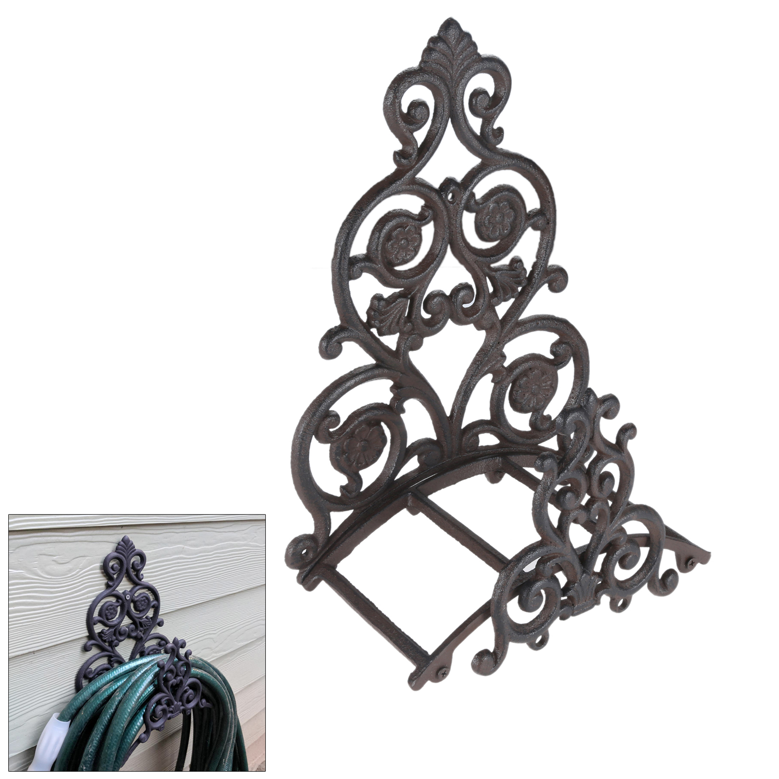 Cast Iron Hose Holder Garden W - مراجعة Victorian Gardening Tools وسعره