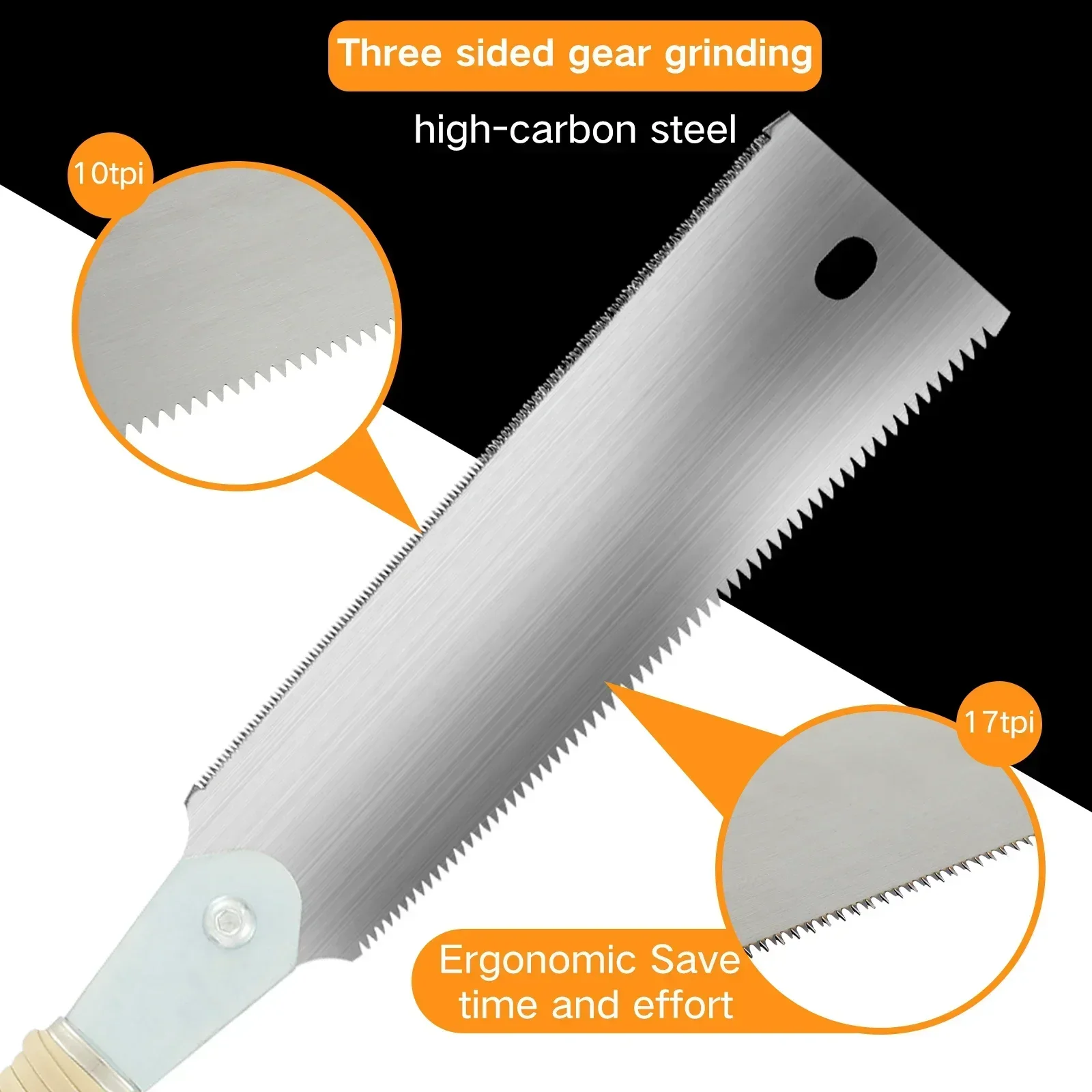 Japanese Hand Saw 9.3inch SK5  - مراجعة Garden Hand Trowel وسعره