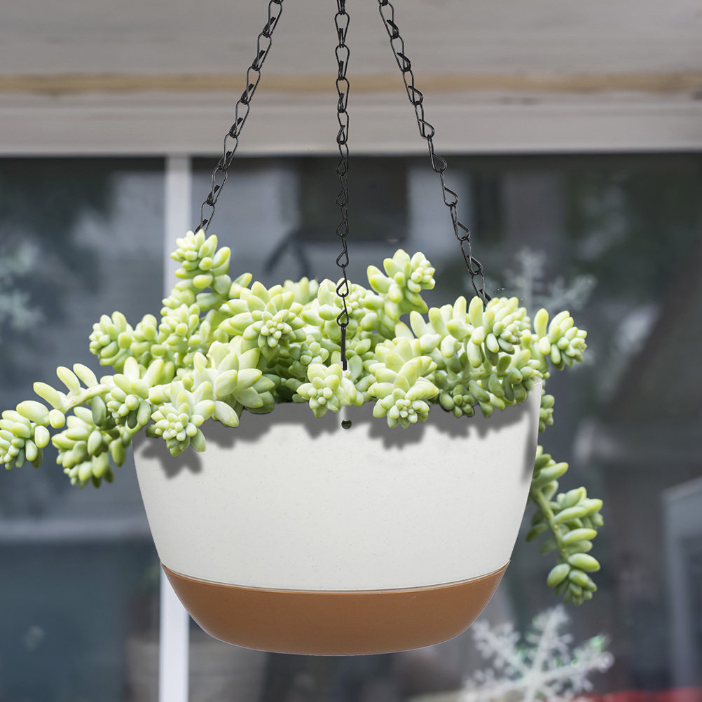 2 Sets Hanging Plant Pot Baske - مراجعة Gardening Tools Basket وسعره