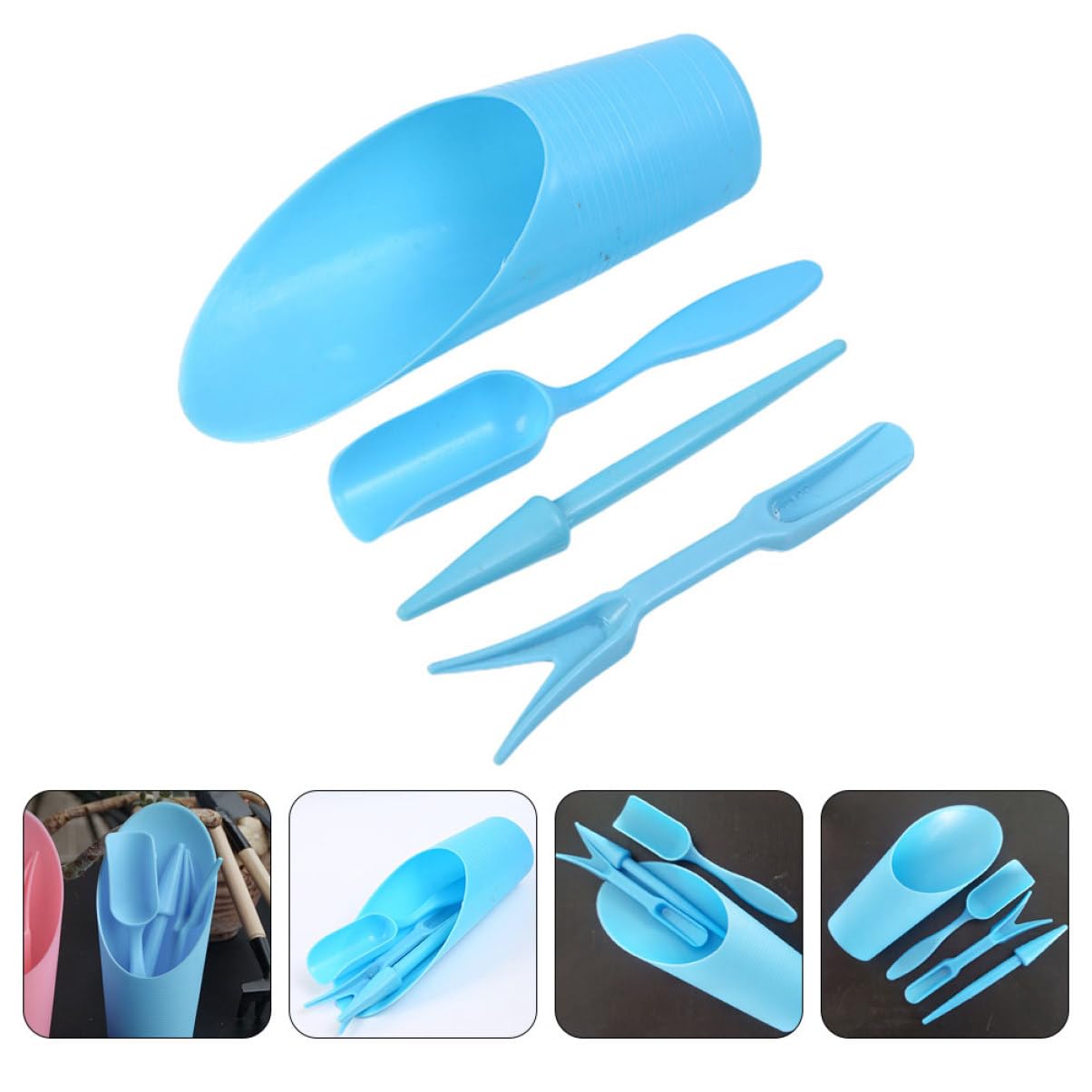 4pcs/set, Plastic Durable Buck - مراجعة Gardening Tools Hand وسعره