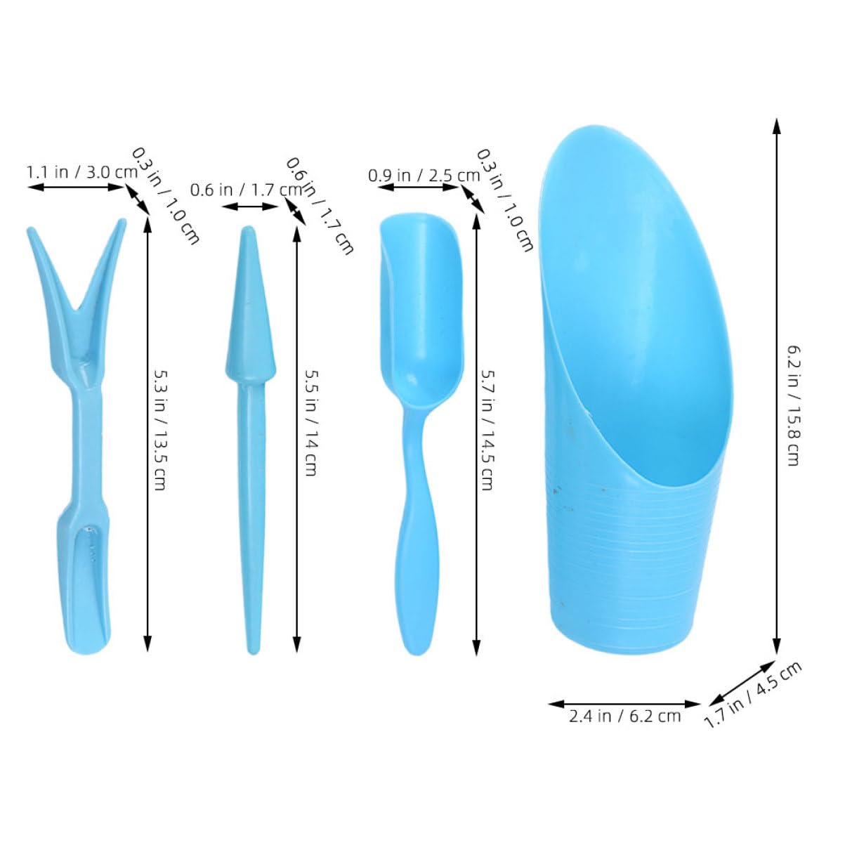 4pcs/set, Plastic Durable Buck - مراجعة Gardening Tools Hand وسعره