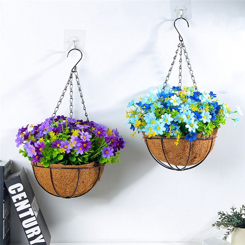 MALL Artificial Hanging Flower - مراجعة Gardening Tools Basket وسعره