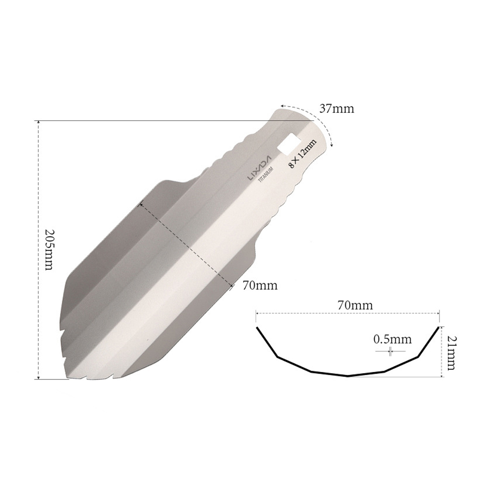 Lixada Titanium Garden Hand Sh - مراجعة Garden Hand Trowel وسعره