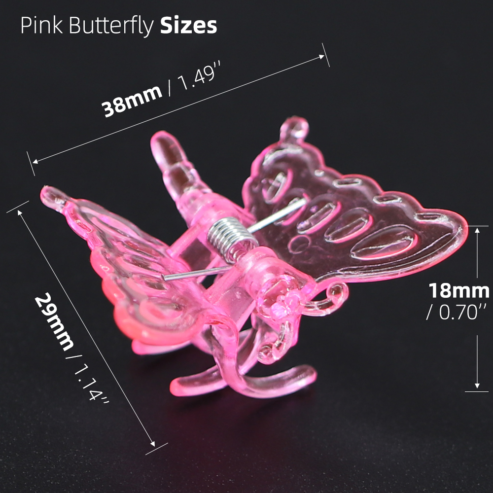 18-48PCS Colorful Butterfly Cl - مراجعة Gardening Tool Diy وسعره