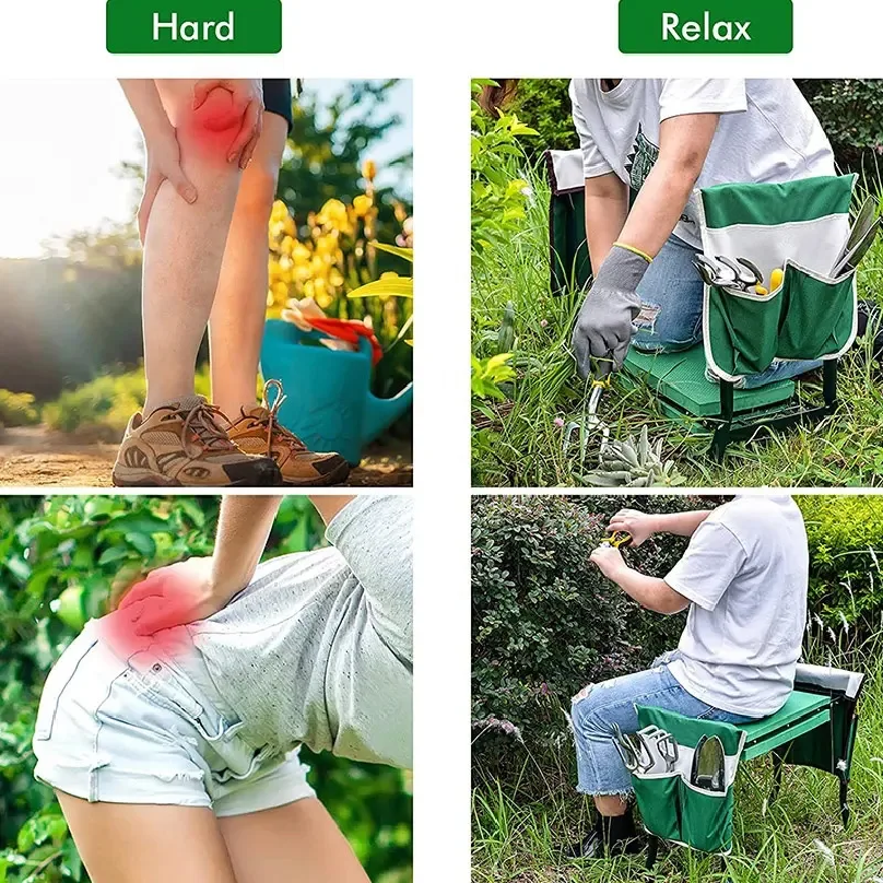Garden Kneeler Folding Garden  - مراجعة Garden Kneeling Pad وسعره