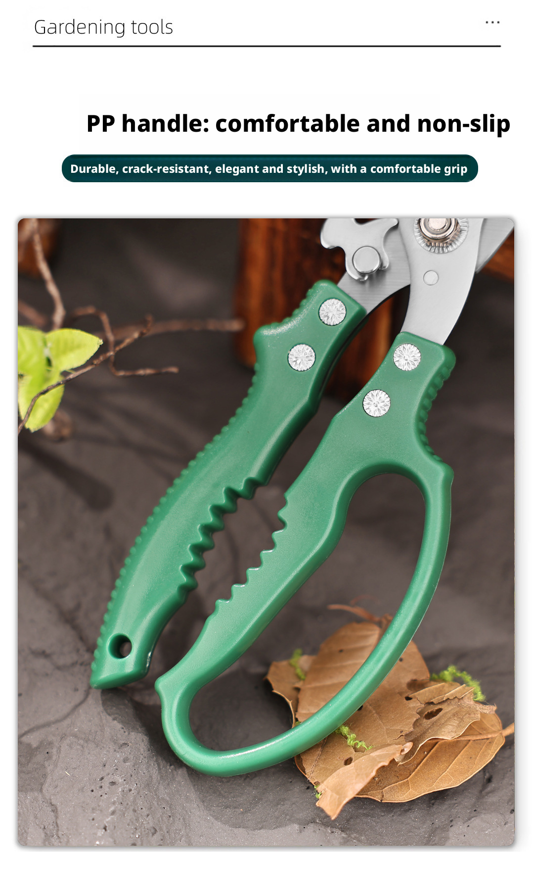 Garden Pruning Shears Stainles - مراجعة Gardening Tools Knife وسعره