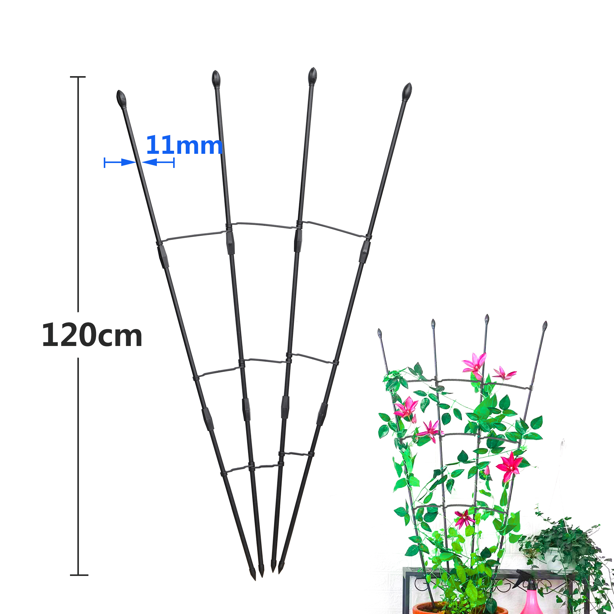 120Cm Plant Trellis Rustproof  - مراجعة Gardening Tool Diy وسعره