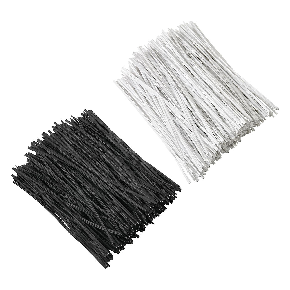 100Pcs BK WH Oblate Iron Wire  - مراجعة Garden Wire Twist Tie وسعره
