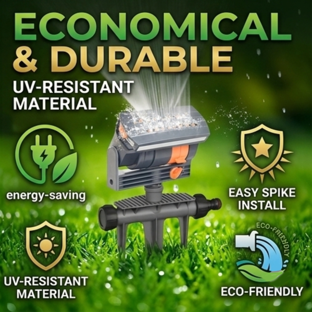 Automatic Oscillating Sprinkle - مراجعة Gardening Tool Diy وسعره