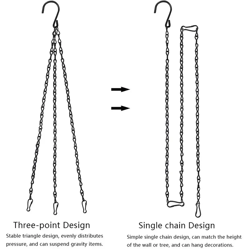 1pc 40cm Garden Basket Hanging - مراجعة Gardening Tools Basket وسعره