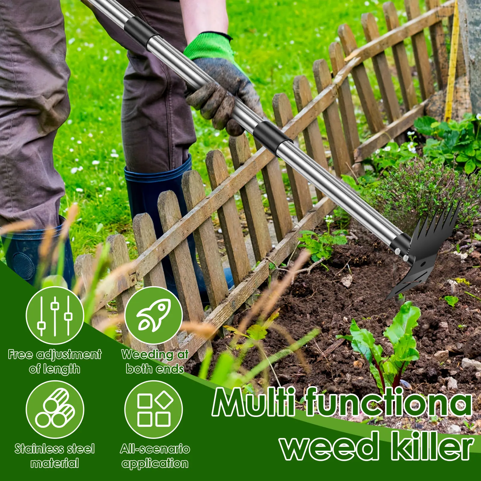 Garden Thatch Rake Stainless S - مراجعة Gardening Tools For Digging وسعره