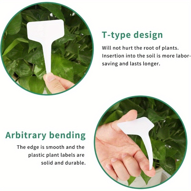 20/120pcs Durable T-Shaped Pla - مراجعة Plant Label Tags وسعره