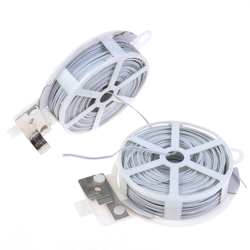 1PCS (50m) White Multi-Functio - مراجعة Garden Wire Twist Tie وسعره