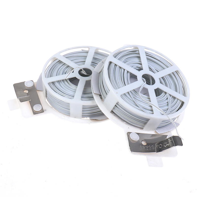 1PCS (50m) White Multi-Functio - مراجعة Garden Wire Twist Tie وسعره