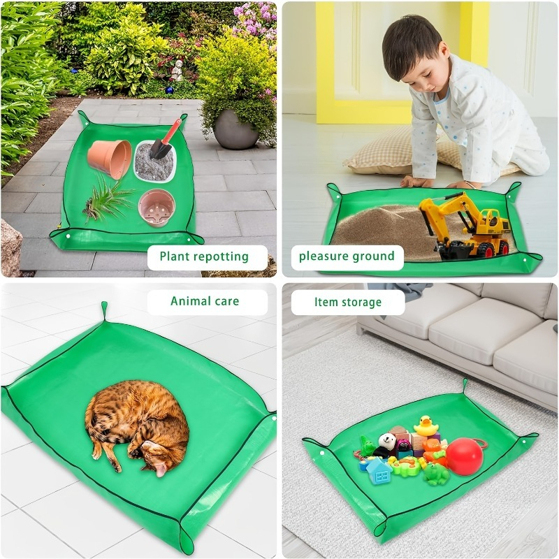 Home Gardening Mats, Tools for - مراجعة Gardening Tools Basket وسعره