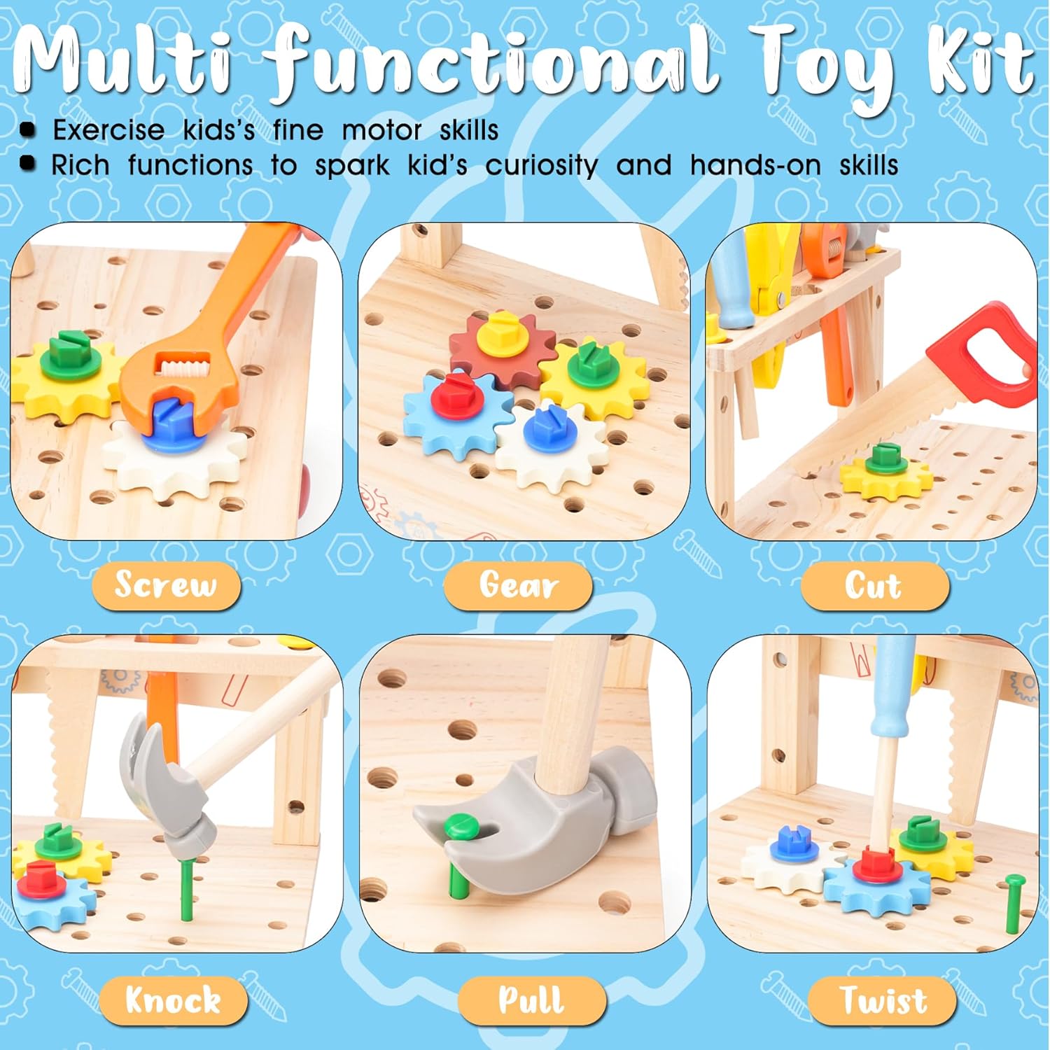 Wooden Tool Bench for Kids,Mon - مراجعة Gardening Tools Kids وسعره