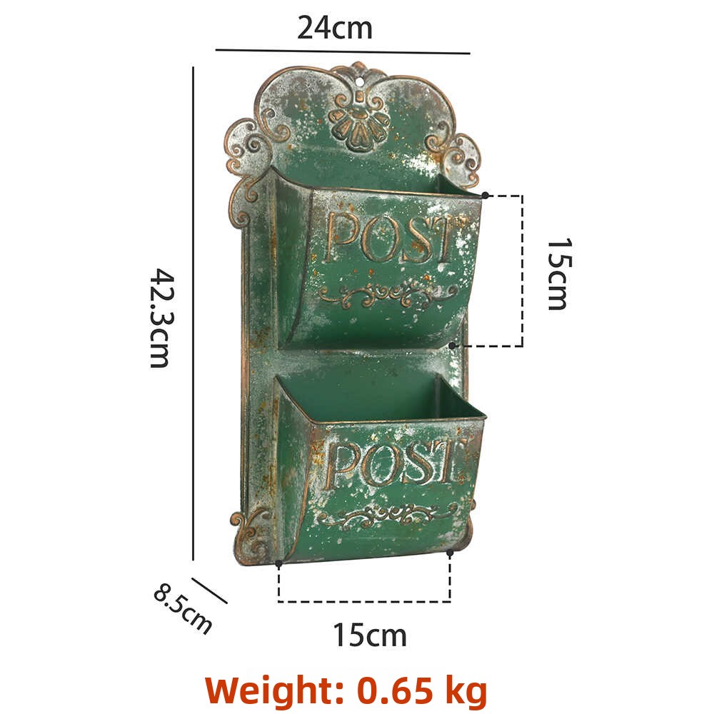 Rustic Iron Art Wall Hanging B - مراجعة Gardening Tools Basket وسعره