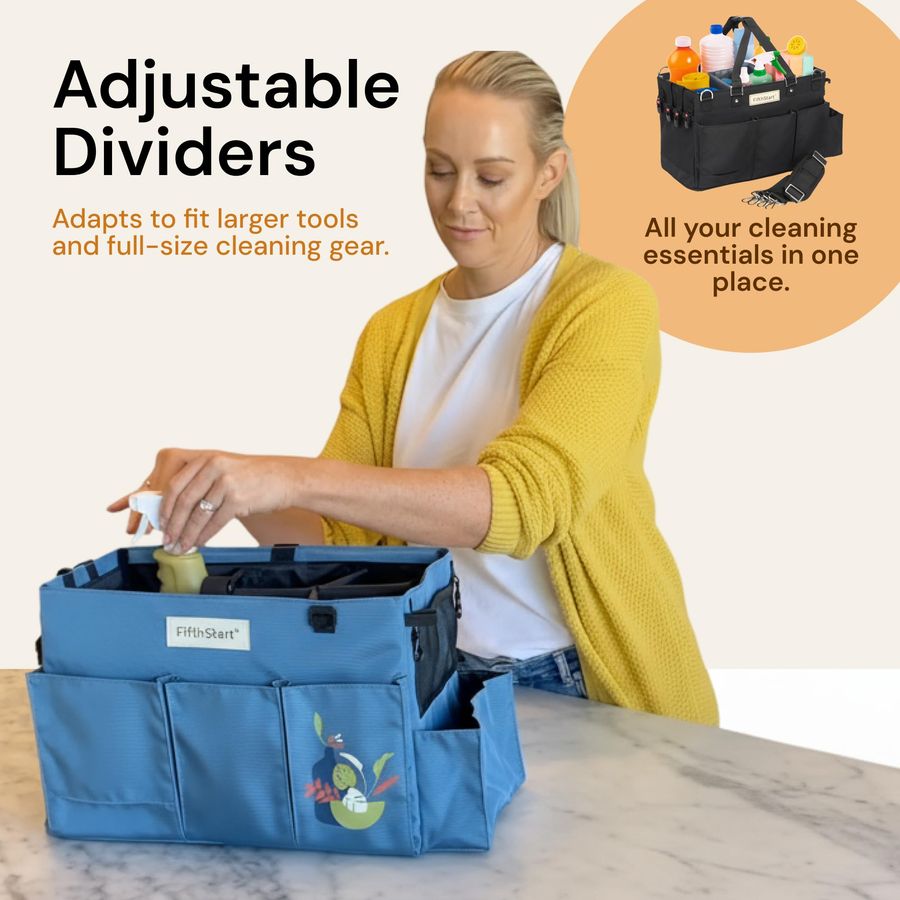 Multiuse Cleaning Caddy w Wais - مراجعة Gardening Tools Bag وسعره