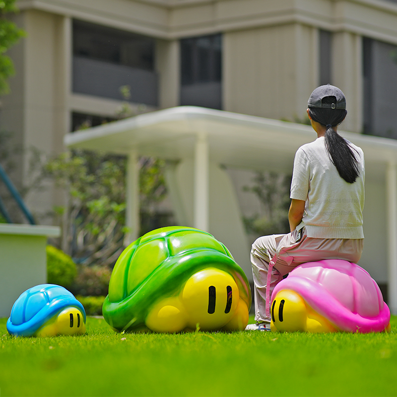 Cartoon turtle fiberglass scul - مراجعة Gardening Tools Cartoon وسعره
