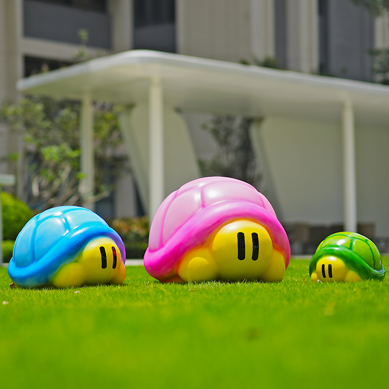 Cartoon turtle fiberglass scul - مراجعة Gardening Tools Cartoon وسعره