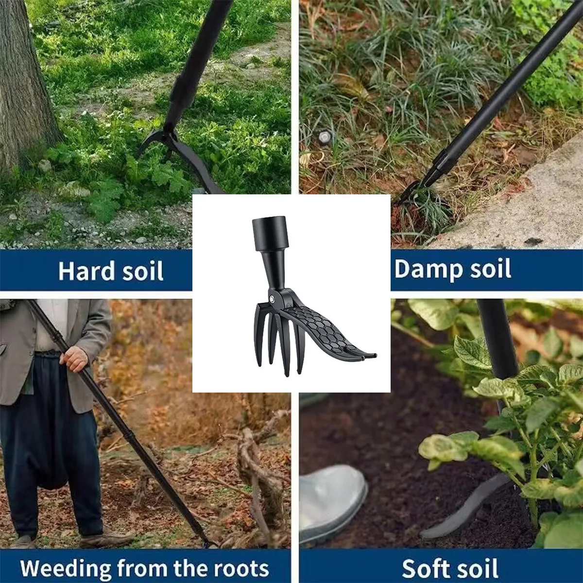 Stand Up Weed Puller Claw Tool - مراجعة Gardening Tools For Digging وسعره