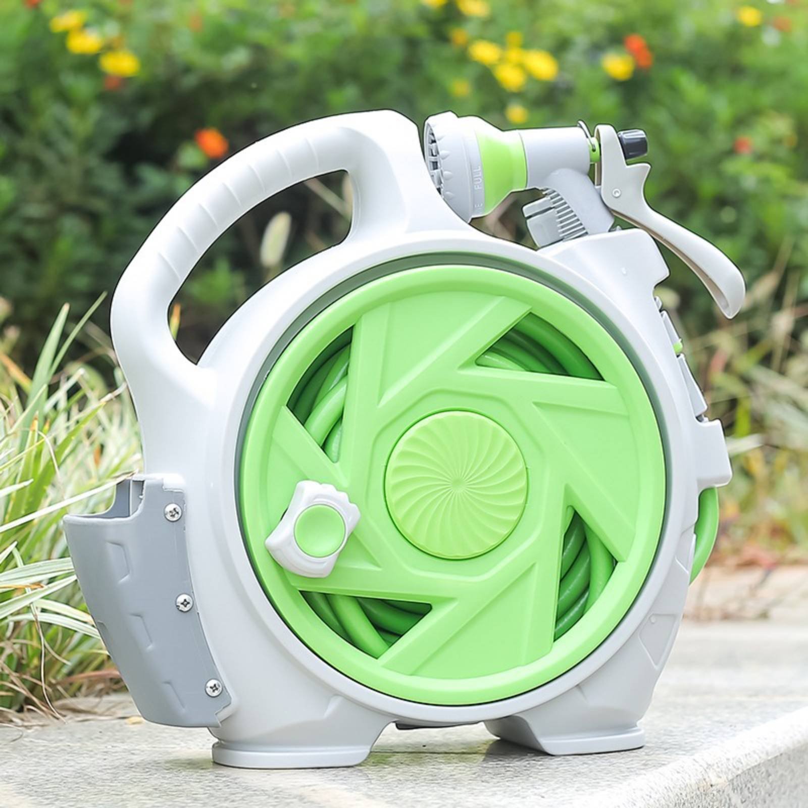 Hand-Carry Water Hose Reel sna - مراجعة Gardening Tools Hand وسعره