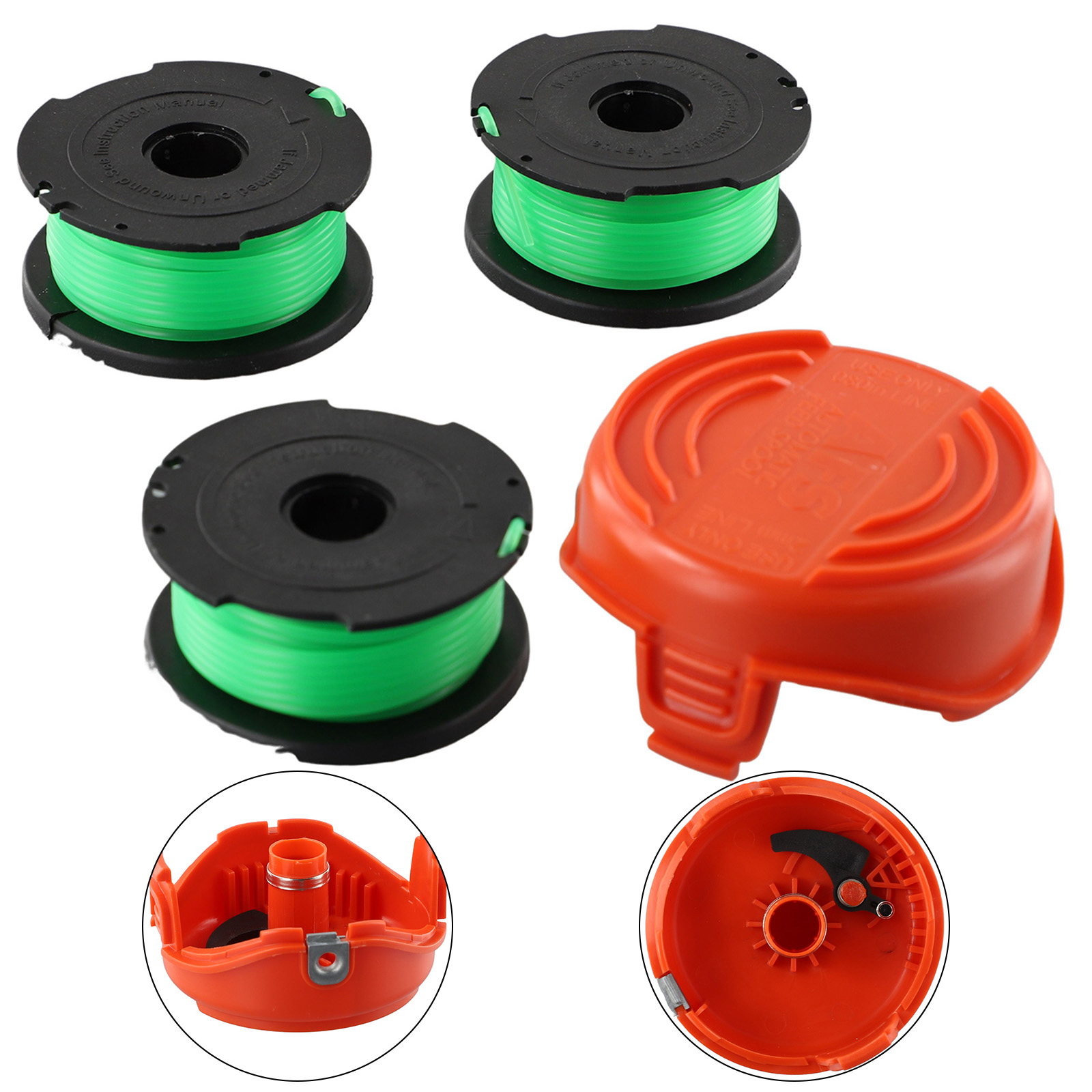 3pcs Trimmer Spool Line With S - مراجعة Gardening Tools Basic وسعره