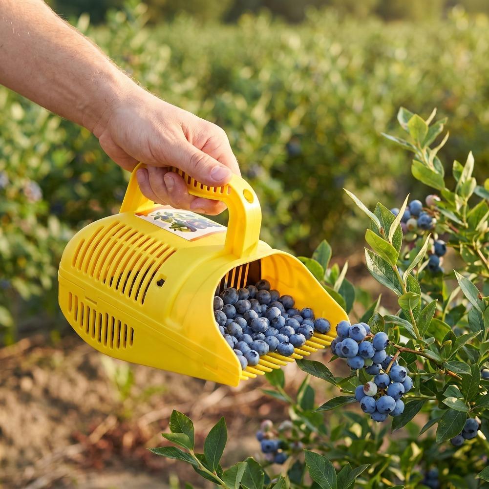 Portable Blueberry Picker Tool - مراجعة Gardening Tools Basket وسعره
