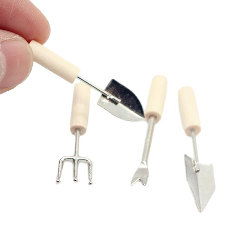 1:12 Dollhouse Miniature Garde - مراجعة Gardening Tool Diy وسعره