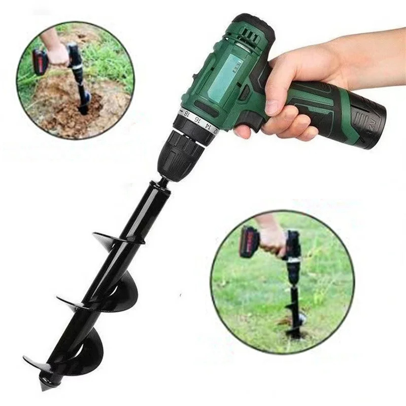 10x57cm Earth Auger Spiral Dri - مراجعة Gardening Tools For Digging وسعره