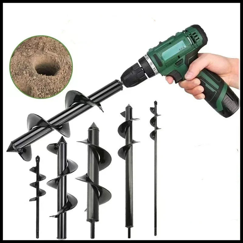 10x57cm Earth Auger Spiral Dri - مراجعة Gardening Tools For Digging وسعره