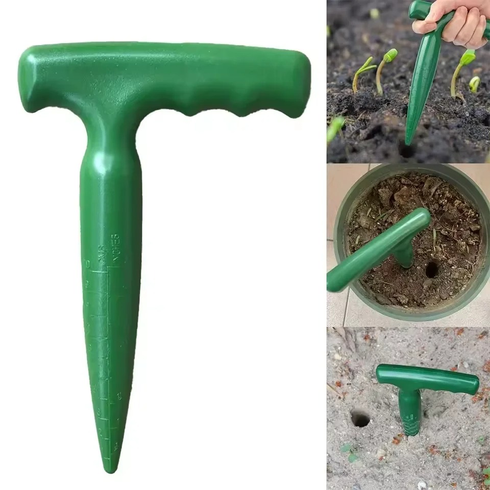 1pc Handheld Garden Hole Punch - مراجعة Gardening Tools For Digging وسعره
