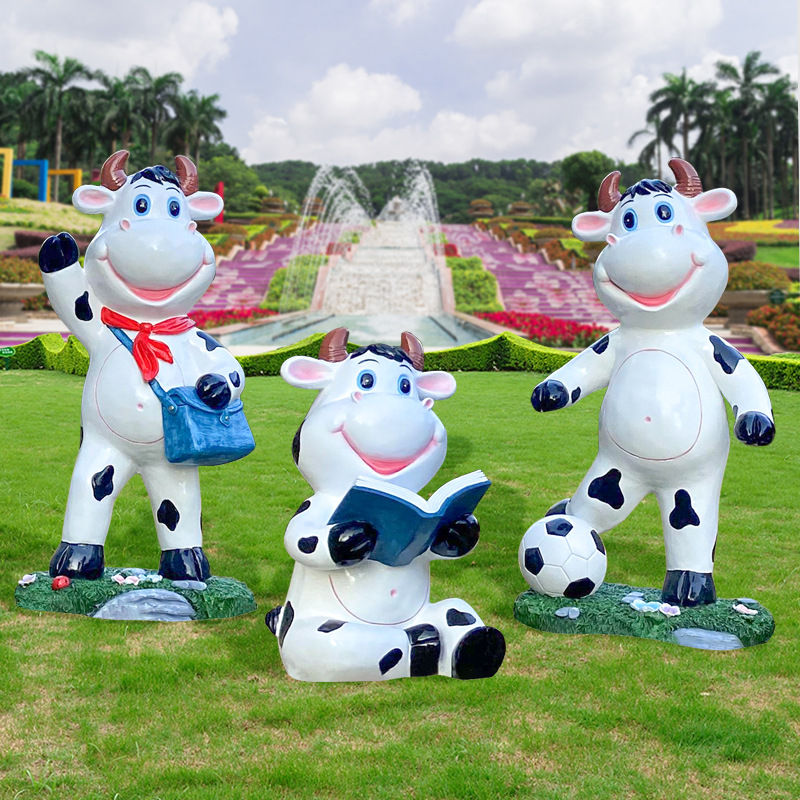 Outdoor, cartoon, cow sculptur - مراجعة Gardening Tools Cartoon وسعره
