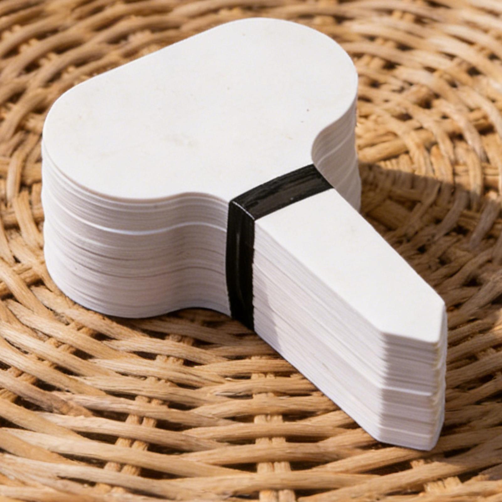 100 pieces White Plastic PVC P - مراجعة Plant Label Tags وسعره