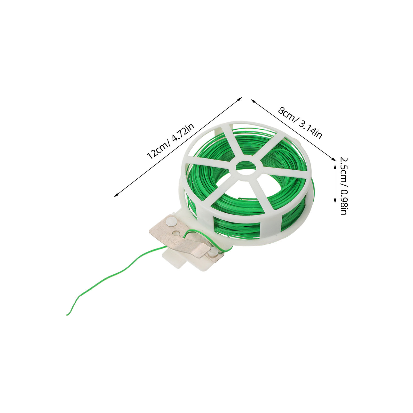 4 Rolls 50M Green Plastic Coat - مراجعة Garden Wire Twist Tie وسعره