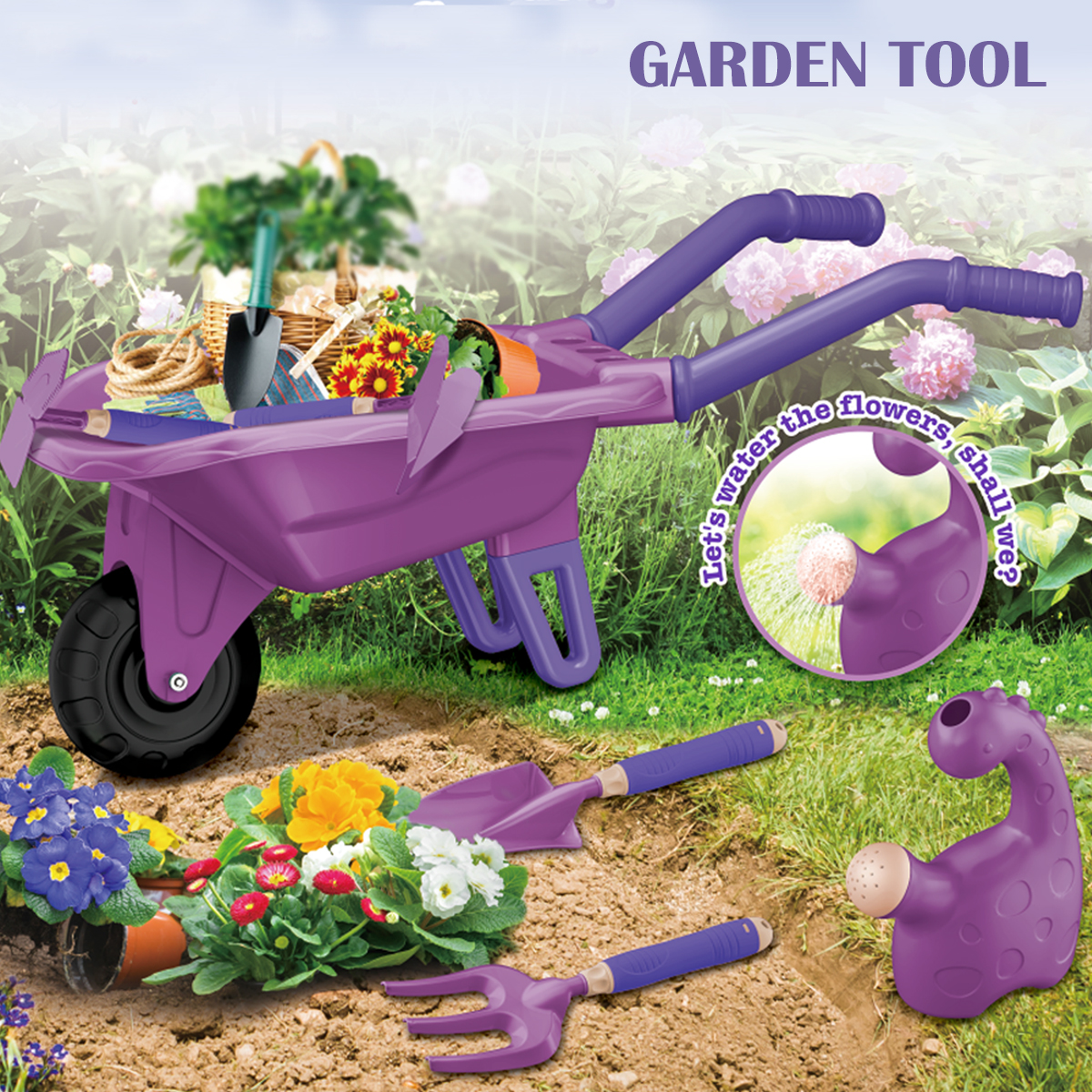 Gardening Tool Set Toys for ki - مراجعة Gardening Tools Kids وسعره