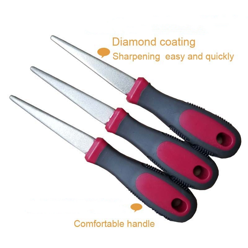 Diamond Sharpening Rod Metal D - مراجعة Gardening Tools Knife وسعره