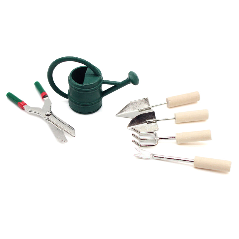 1/12 Dollhouse Simulation Wate - مراجعة Gardening Tools Basic وسعره