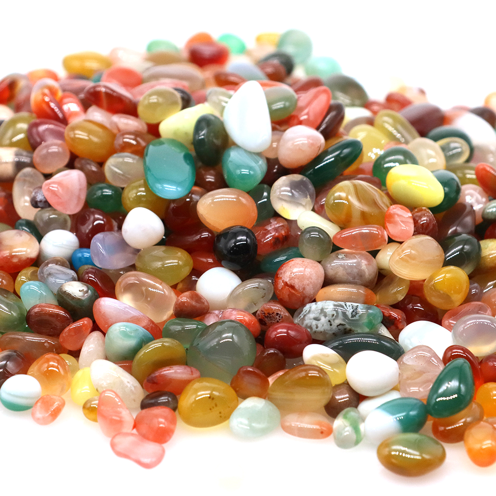 Natural Stone Tumbled Agate Gr - مراجعة Aquaponics Fish Tank وسعره