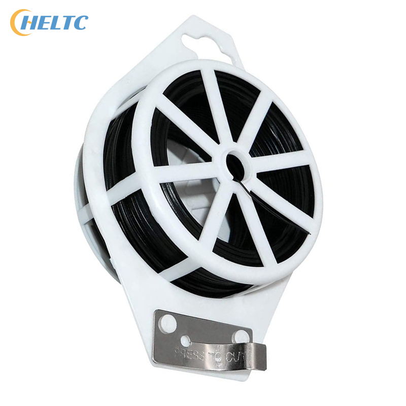 1Pcs  Plastic Coated Wire Gard - مراجعة Garden Wire Twist Tie وسعره