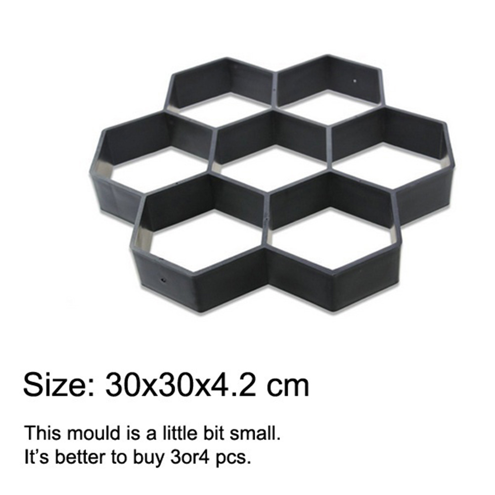 7 Grid Garden Pavement Mold DI - مراجعة Gardening Tool Diy وسعره