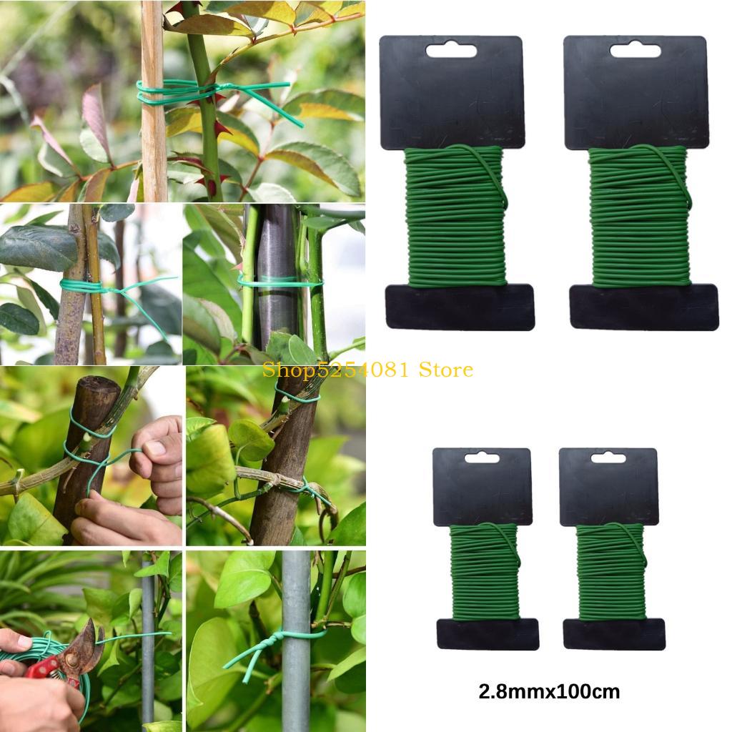 AXYC 2pcs Roll Heavy Duty Sun  - مراجعة Garden Wire Twist Tie وسعره